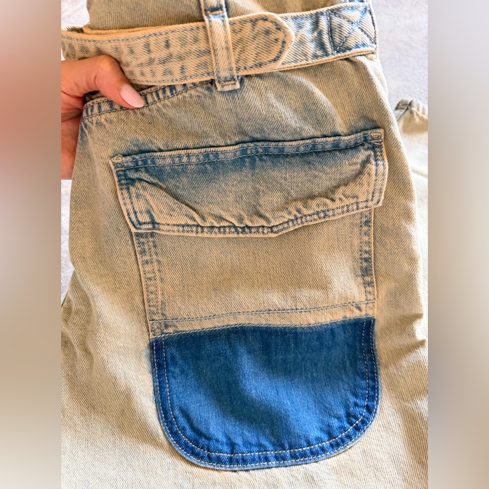 NWOT Free People Waterfalls Baggy Wide Leg Jeans - Picture 8 of 10